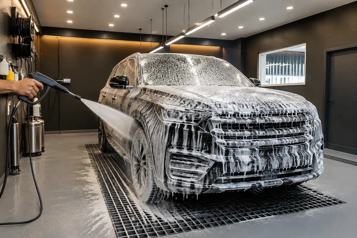 Комплексная мойка автомобиля